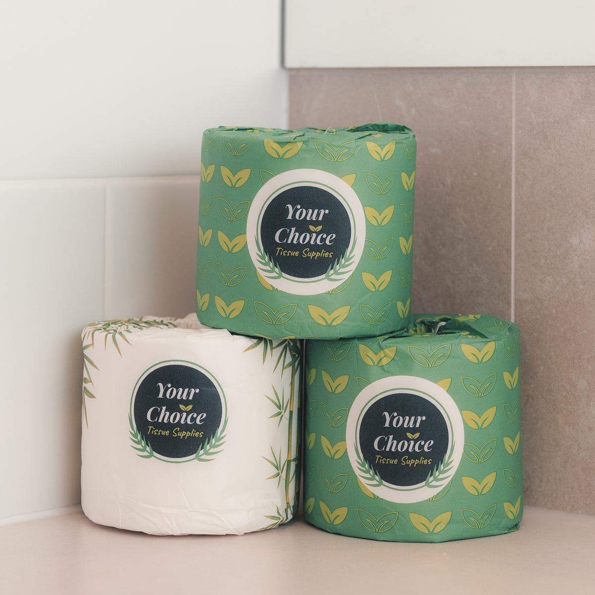 100% Bamboo 3-Ply Toilet Rolls